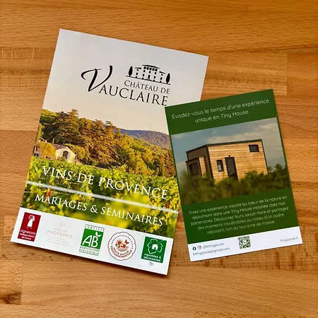 La Tiny House Des Vignes Du Chateau De Vauclaire בית כפרי Meyrargues